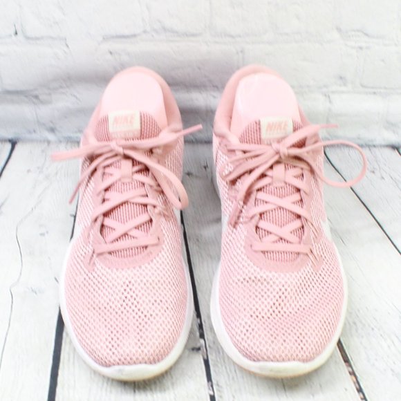 Nike Flex Trainer 7 Pink Mesh Lightweight Breathable Cross Training Shoe Size 9 - Picture 5 of 9